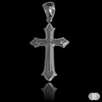 Pingente Cruz 2 em Prata 925 - Design Exclusivo