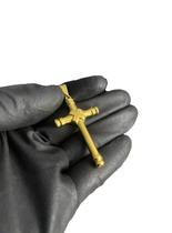 Pingente Cruz Amarrada - Banhado a Ouro 18k