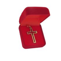 Pingente Cruz Crucifixo Em Ouro 18k Vazado