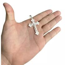 Pingente Cruz Crucifixo Jesus Cristo - Banhado A Prata 925