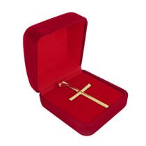 Pingente Cruz Crucifixo Ouro 18k Masculino - Oremte