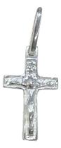 Pingente Cruz Crucifixo Pequeno 2,3cm Prata 925