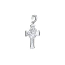 Pingente Cruz Face De Jesus Cristo Prata 925 Kl Pingente Cruz Face De Jesus Cristo Prata 925 Kl
