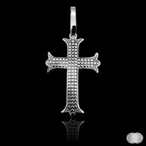 Pingente Cruz Grande 2 em Prata 925 - Joia Exclusiva