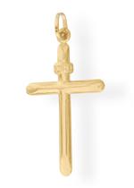 Pingente Cruz Inri Em Ouro 18k