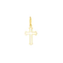 Pingente Cruz Ouro 18k 12mm Crucifixo PG-010