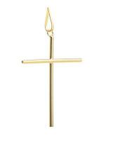 Pingente Cruz Ouro18 Kilates Peso 1.00 Gr10 mm Palito Pingente Cruz Ouro18 Kilates Peso 1.00 Gr10 mm Palito