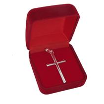 Pingente Cruz Prata 925 Crucifixo Masculino - Oremte
