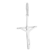 Pingente Cruz Prata 950 Crucifixo Moderno Luxo Moda