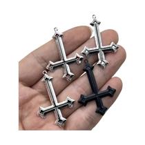 Pingente Cruz Vermelha Para Colar, Acessórios DIY, 8 Peças, Pingentes De Liga Metálica Com Efeito Pingente Cruz Vermelha Para Colar, Acessórios DIY, 8 Peças, Pingentes De Liga Metálica Com Efeito