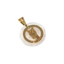 Pingente Curso Pedagogia Coruja Folheado Ouro 18k Pingente Curso Pedagogia Coruja Folheado Ouro 18k