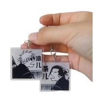 Pingente De Acrílico Do Anime Jujutsu Kaisen Gojo Satoru Getou Suguru, Chaveiro De Carro, Brinquedo