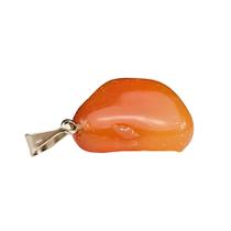 Pingente de Ágata de Fogo Pedra Rolada Natural Flexibilidade e Vitalidade 2 a 4 cm Pingente de Ágata de Fogo Pedra Rolada Natural Flexibilidade e Vitalidade 2 a 4 cm