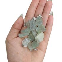 Pingente de Água-Marinha Bruta Serenidade e Proteção