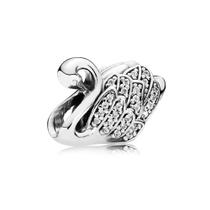 Pingente de Andorinha em Prata 925 - Presente Dia dos Namorados - Jóias com Pingente de Cisne