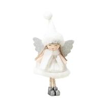 Pingente De Anjo De Pelúcia Fofo Para Árvore De Natal, Decoração Suspensa Para Festas Em Casa Pingente De Anjo De Pelúcia Fofo Para Árvore De Natal, Decoração Suspensa Para Festas Em Casa