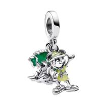 Pingente de Arco Vermelho - Charme para Pulseira DIY em Prata S925