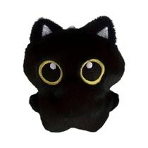 Pingente De Boneca Gato Preto Pequeno, Chaveiro De Pelúcia Fofo, Decoração Para Mochila, Brinquedo Pingente De Boneca Gato Preto Pequeno, Chaveiro De Pelúcia Fofo, Decoração Para Mochila, Brinquedo