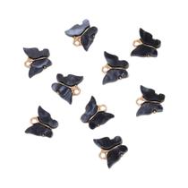 Pingente De Borboleta De Resina Multicolorida, 10 Peças, Pingente Para Fazer Joias, Pulseira, Colar,