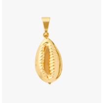 Pingente de búzio grande banhado a ouro Pingente de búzio grande banhado a ouro