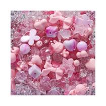 Pingente De Celular/Colar DIY Com Ursinho E Coelhinho De Cereja Fofos, Acessórios De Desenho Animado - NONE