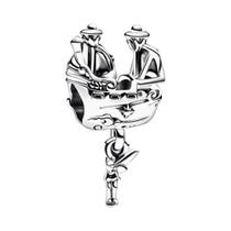 Pingente De Charme De Prata 925 Da Disney Mickey Minnie Elefante Para Pulseira DIY Joias Exquisitas