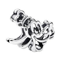 Pingente De Charme Donald Duck Mickey Minnie Em Prata Esterlina Para Pulseira DIY Presentes De Joias