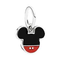Pingente De Charme Em Prata Com Minnie, Mickey E Homem-Aranha Da Disney Para Pulseira DIY, Presente