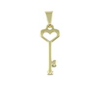 Pingente De Chave PRI Style Folheado A Ouro 18K Antialérgico PSPRI0600