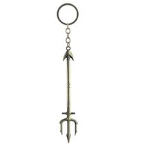 Pingente de chaveiro Aquaman Trident para fãs de filmes de ação