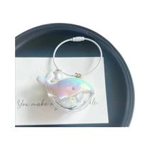 Pingente De Chaveiro De Baleia Romântica, Charme Fofo Para Casais, Presente De Joias Para Mochilas