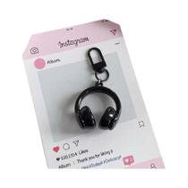 Pingente De Chaveiro Em Forma De Fone De Ouvido, Corrente Para Celular, Charme De Fone De Ouvido,