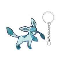 Pingente De Chaveiro Pikachu Charizard De 6CM, Broche Magnético Fofo, Padrão De Folha Acrílica DIY,