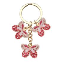 Pingente de chaveiro rosa Butterfly Bag Charm