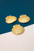 Pingente de Concha em Ouro 18k - 01 Unidade