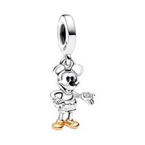 Pingente De Copo Dumbo Mickey Mouse Em Prata Esterlina 925 Da Disney Para Joias De Pulseira DIY