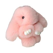 Pingente De Corrente Para Bolsa Feminina De 15cm Com Pelo De Coelho, Acessório De Moda Para Bolsa,