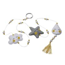 Pingente De Cortina Chuva De Amor Cinza Bebê Infantil Pingente De Cortina Chuva De Amor Cinza Bebê Infantil