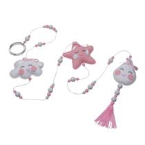 Pingente De Cortina Chuva De Amor Rosa Quarto Bebê Infantil Pingente De Cortina Chuva De Amor Rosa Quarto Bebê Infantil