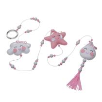 Pingente De Cortina Chuva De Amor Rosa Quarto Bebê Infantil Pingente De Cortina Chuva De Amor Rosa Quarto Bebê Infantil