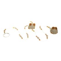 Pingente De Cortina Coruja Bege Quarto Bebê Infantil Menina Menino (Unidade) Pingente De Cortina Coruja Bege Quarto Bebê Infantil Menina Menino (Unidade)