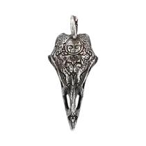 Pingente De Crânio De Corvo Odin Gótico Unissex Em Aço Inoxidável 316L, Colar De Moda