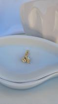 Pingente de Dente de leite Fada banhado a ouro 18k