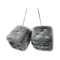 Pingente De Espelho Retrovisor De Carro Em Pelúcia Macia Com Estampa De Bolinhas, Decoração Suspensa