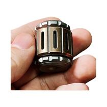 Pingente De Faca EDC Em Titânio, Fidget Spinner, Brinquedo De Descompressão, Acessório De Corda