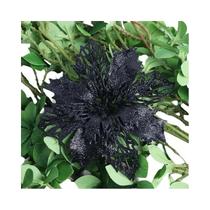 Pingente De Flor Artificial Com Glitter Para Árvore De Natal 11cm 510 Peças Decoração De Natal Para