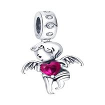 Pingente De Flor De Câmera Com Contas De Cobra E Leopardo Em Prata 925 Para Pulseiras Europeias,