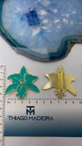 Pingente de Flor em Ouro 18k - 01 Unidade - Zamak Pingente de Flor em Ouro 18k - 01 Unidade - Zamak