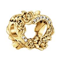 Pingente De Flor Margarida Dourada Com Borboleta E Abelha Para Pulseira Europeia, Joias DIY Para