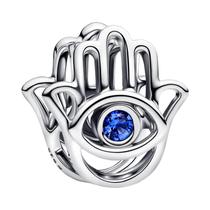 Pingente De Flor Olho De Diabo Em Prata Esterlina 925 Para Acessórios De Joias DIY